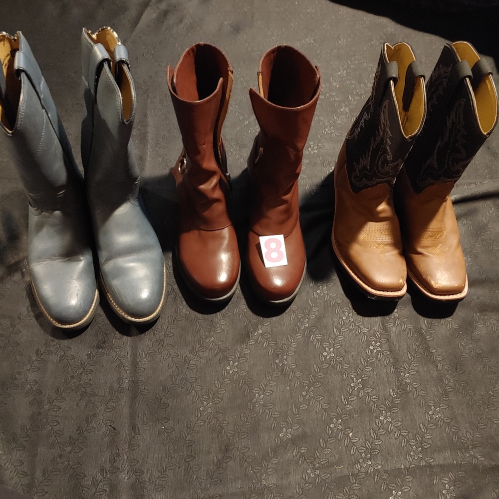Three pairs of size 8